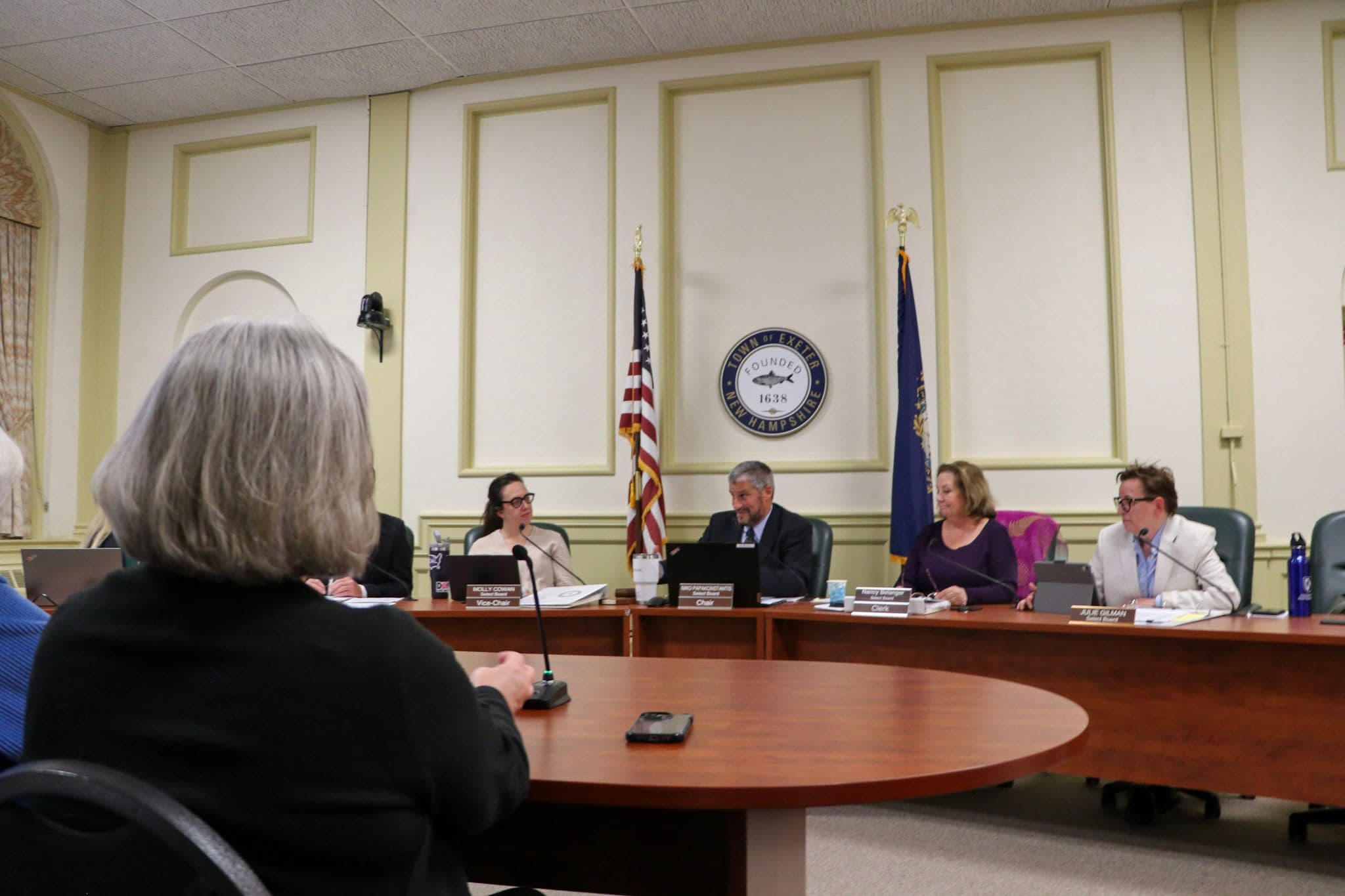 Exonians Attend Crucial Select Board Budget Meeting