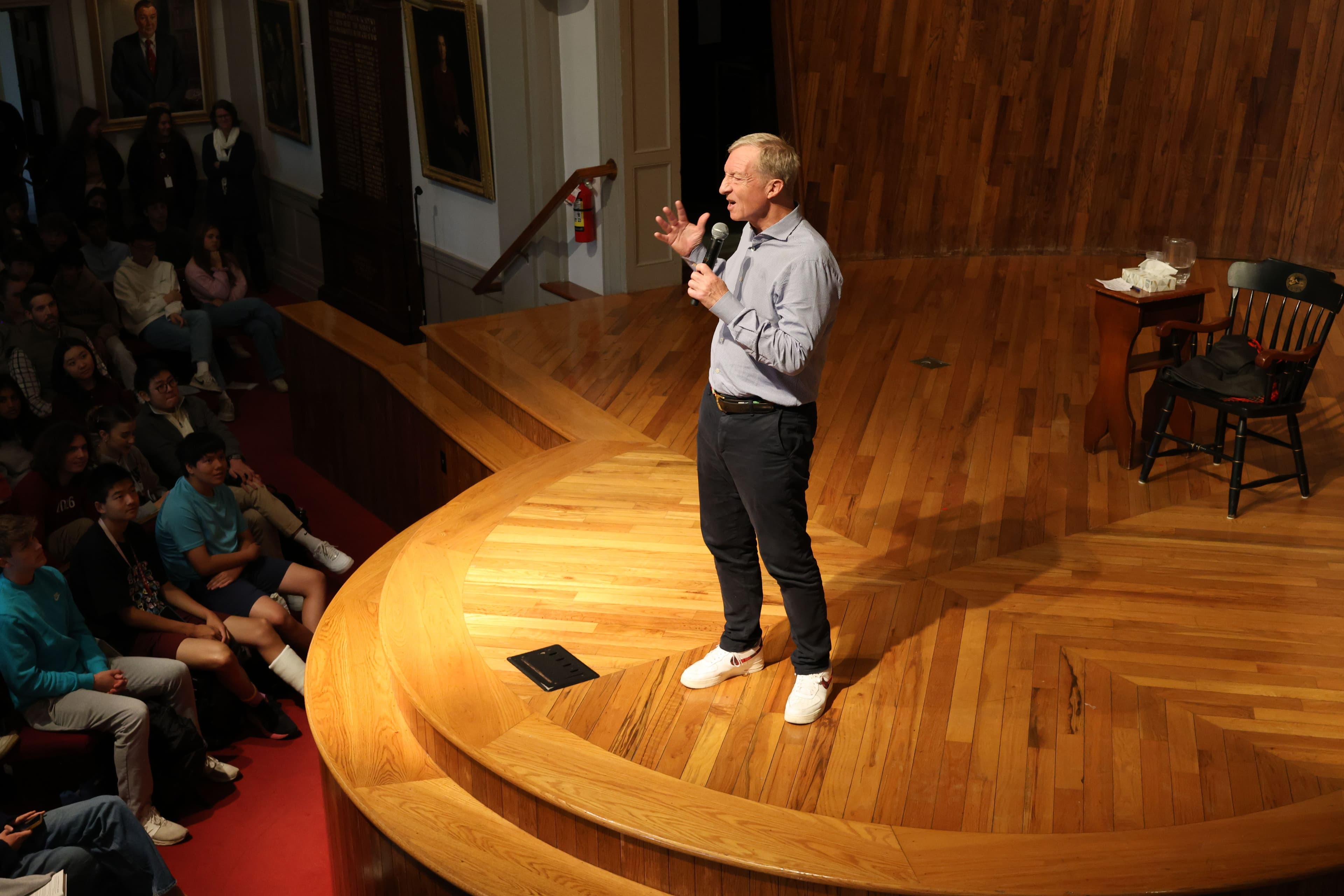  Tom Steyer ‘75  Speaks About Climate Solutions at Morning Assembly